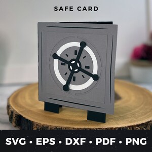 Safe Geburtstagskarte svg, Geld sicher Karte svg, Bank Safe Geburtstagskarte svg, Banktresor Karte svg, Schließfach Karte svg, Safe Cut File