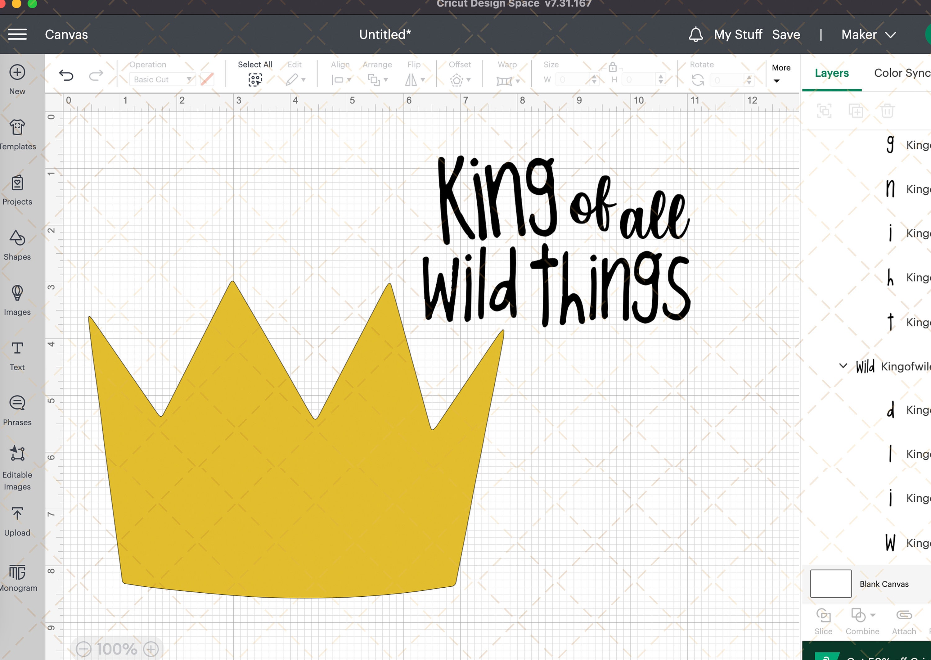 Where The Wild Things Are Crown Template