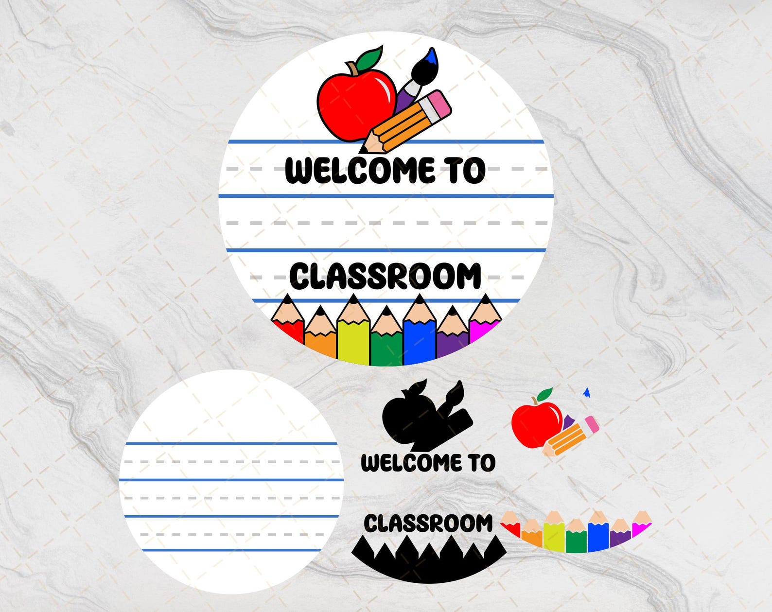 Vector Classroom Sign Teacher Classroom Sign Svg, Classroom Door Sign Svg, DIY Teacher Sign ...