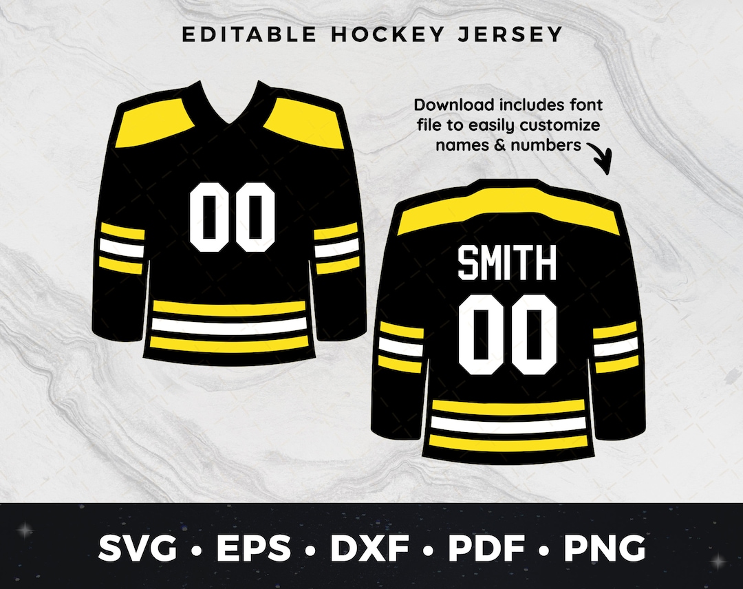 Hockey Print File, Hockey Jersey Svg Png Pdf Dxf Eps, Hockey Sayings