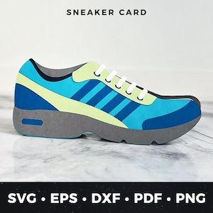 Cartão de saudação de tênis SVG, cartão de tênis, cartão esportivo faça você mesmo, cartão de aniversário de tênis, cartão de presente de tênis esportivo, SVG de amante de tênis