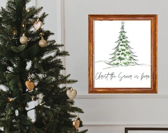 Winter Print, Christmas Print, Christmas Wall Art, Winter Print, Merry Christmas, Holiday Wall Decor, Christmas Printable, Christmas Gift