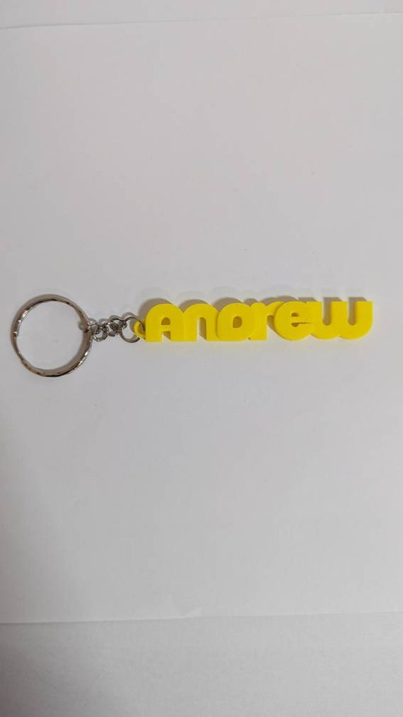 Personalised Minion Style Any Name Keyring. Cheap gifts Present Gifts under a fiver