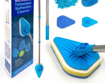 Telescopic Bathroom Cleaning Set - Bath & Tile Clean Kit