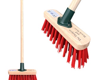 Childrens Broom Wooden Play Sweeping Brush