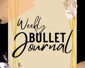 Bullet Journal digitale settimanale - Estetica floreale