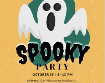 Festa spettrale - Invito di Halloween fantasma