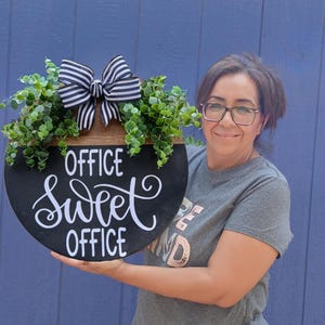 Front Door office decor | Principal office Hanger | Welcome design | Office Sweet Office Wreath | School Nurse Office Sign | Assistant