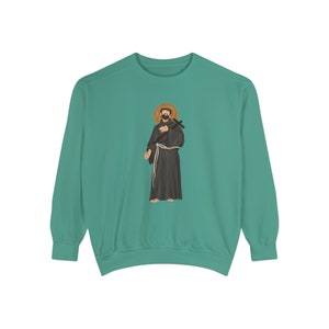 St. Francis of Assisi Sweatshirt; Comfort Colors