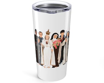 Religious Saints Tumbler, 20oz Catholic Drinkware, Christian Gift, Religious Decor, Catholic Saints Mug, Faith Tumbler, Religious Coffee