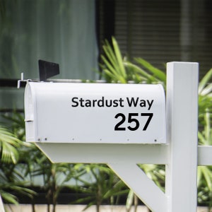 Reflective Mailbox Numbers Stickers for Outside - Custom Mailbox Decal for House - Personalized Mailbox Decals - Address Numbers Sticker