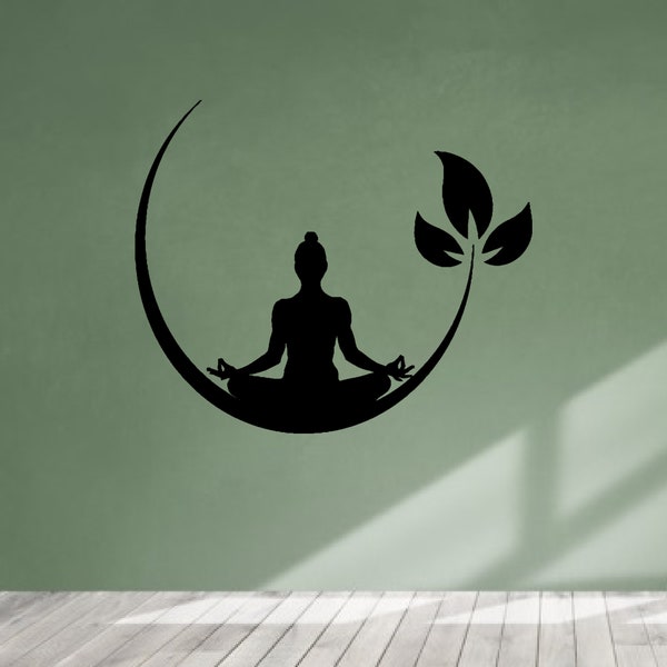 Yoga Wall Decal Etsy