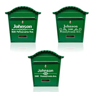 Personalized Numbers Stickers for Doors - Indoor and Outdoor Use Number Sticker - Address Numbers for Homes and Mailboxes - Mailbox Name