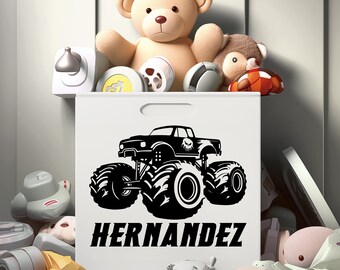 Monster Jam Wall Decals for Boys Room Monster Truck decal For Kids Room Large Monster Truck Stickers Monster Truck Bedroom Decor for Boys