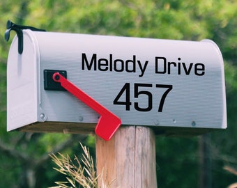 Enhance Visibility with Reflective Mailbox Adress Numbers - Waterproof Stickers for Ofice, Home, Door, and Mailbox - Personalized Numbers