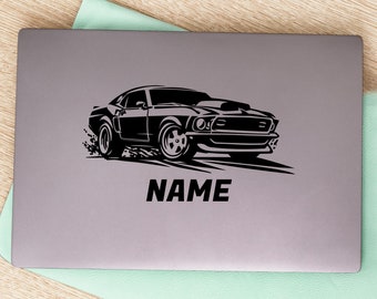 Personalized Car Decor for Kids Rooms - Custom Race Car Wall Art - Boys Room Vehicle Stickers - Racing Car Decal