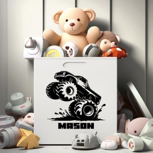 Monster Truck Theme Customized Stickers Monster Truck Wall Decals large monster truck wall stickers Monster Truck Wall Decals for Kids