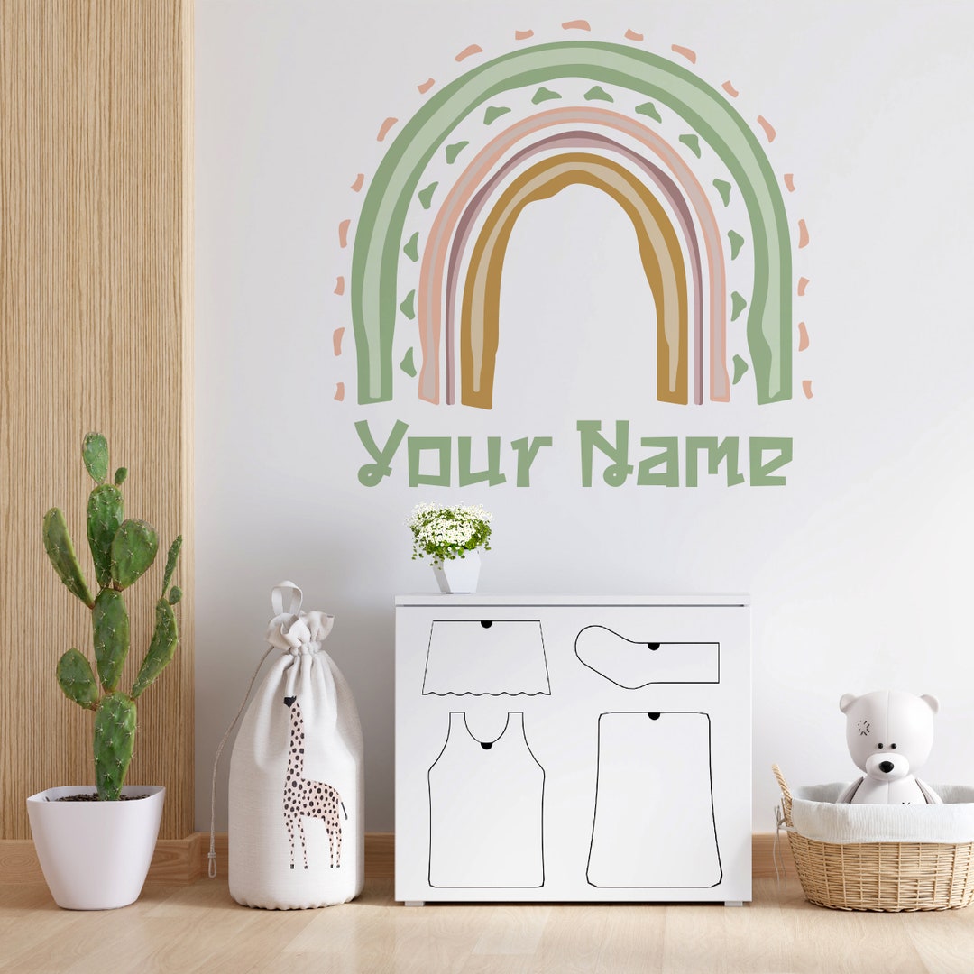 Boho Rainbow Room Decor Vibrant and Whimsical Decor for Girls