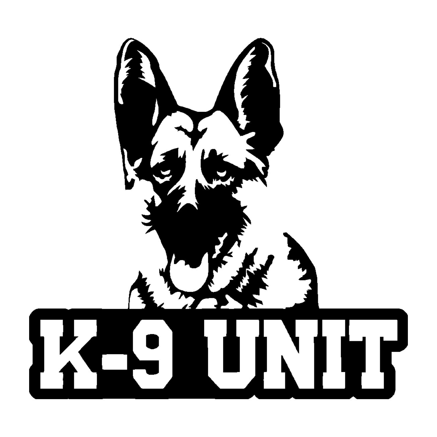 K9 Dog Wall Decal K9 Unit Police Animal Pets Poster Vinyl Sticker Kids