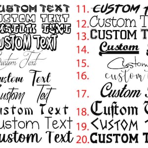 Personalized Decals Lettering - Custom Vinyl Sticker Car Window - Custom Vinyl Decal - Boat Yeti Lettering JDM Automotive