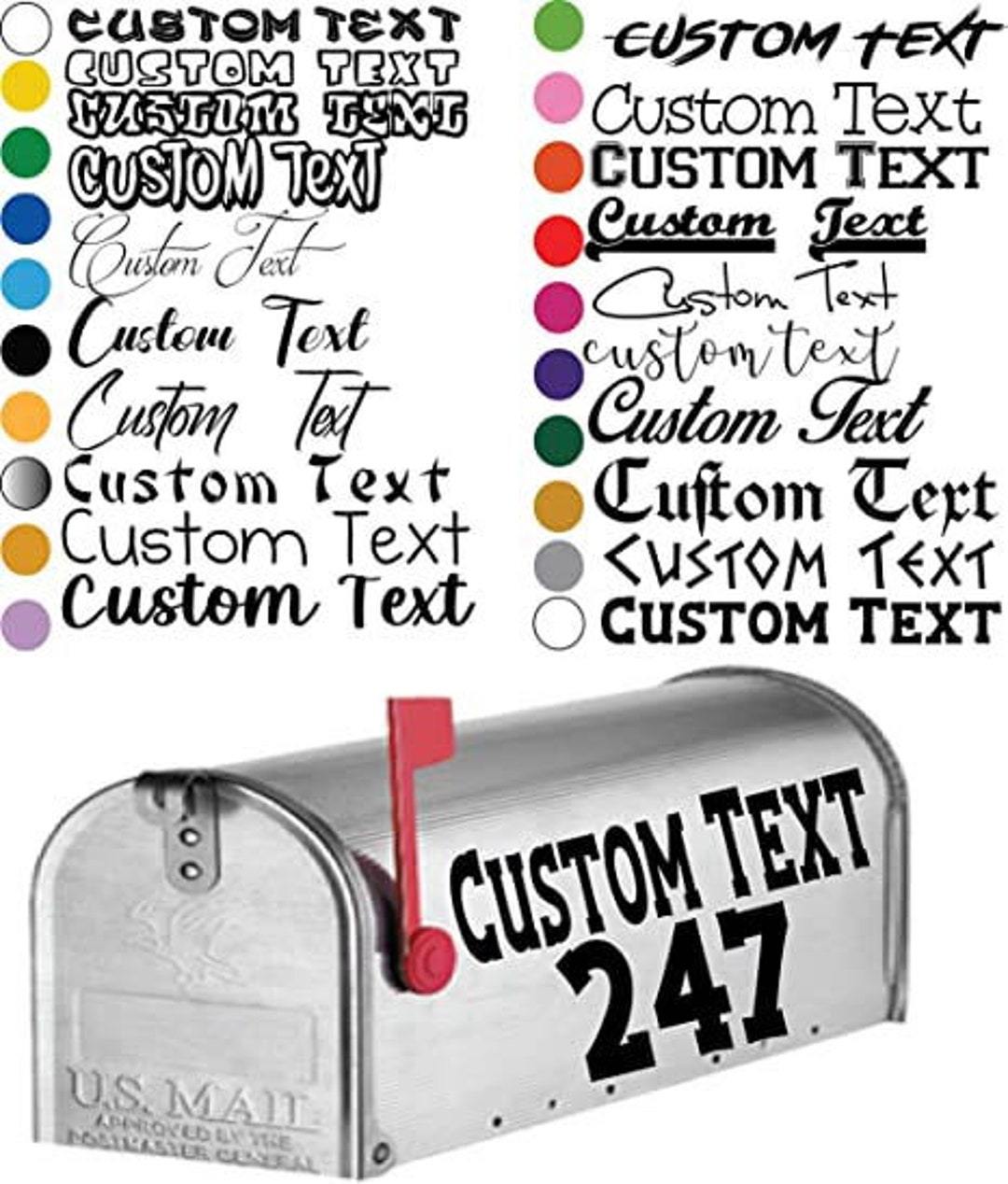 Amazing Vinyl Custom Vinyl Decal - Personalized Design Your Own Name ...
