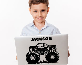 Monster Truck Wall Stickers Personalized Vinyl Decal for Boys' Room Monster Jam Wall Decals for Kids Rooms Monster Jam Wall Stickers
