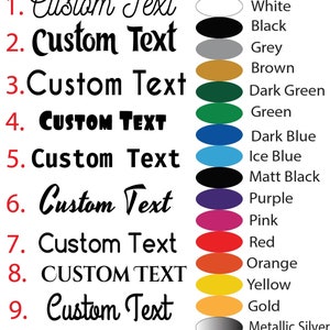 Custom Vinyl Decal - Personalized Design Your Own Name - Vinyl Lettering for Car, Walls, Window, Windshield Computers, Hydroflask