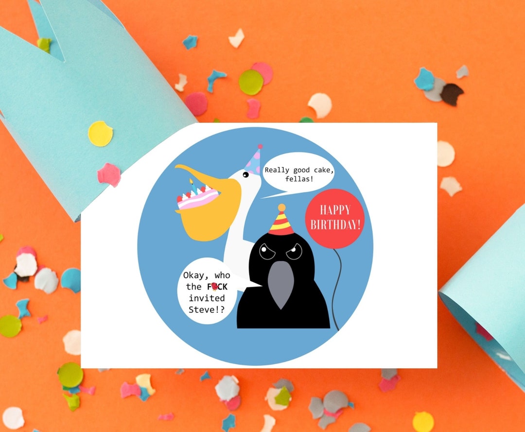 Birthday Funny Greeting Card Printable