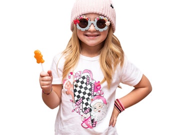 Retro Christmas Shirt, Kids Christmas shirt, Santa shirt, Retro Shirt, Toddler Santa tee, vintage Santa shirt, girls Christmas Tshirt, Santa