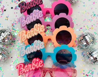 Girls Pink Sunglasses | Personalized Sunglasses | Kids Sunglasses | Disney Sunglasses | Im a Barb girl | Sunglasses | Girly Girl Sunnies