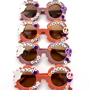 Halloween Sunglasses, Personalized Sunglasses, Custom Halloween Sunglasses, kids Halloween sunglasses, Halloween sunnies, Let’s go ghouls
