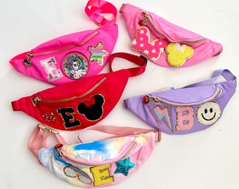 NEW!! Toddler & Child Nylon Patch Fanny Pack/Belt Bag | Toddler Birthday Gift |  Child Fanny Pack | Toddler Size Fanny | Fanny Pack | Chenil