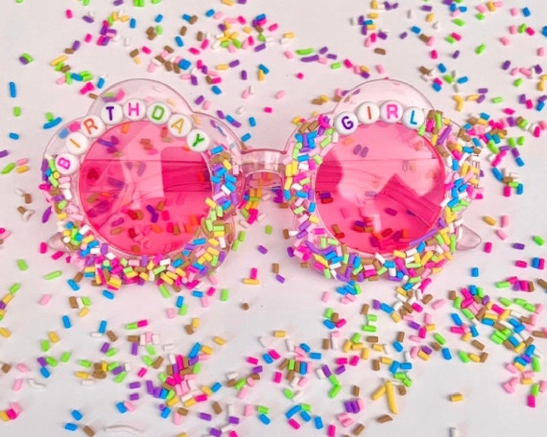 Birthday Girl Sunglasses, Sprinkle Sunglasses, Custom Sunglasses, Birthday Girl, Party