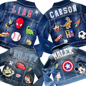 Patch Jacket for Kids  Custom Denim Jacket with Patches - Little