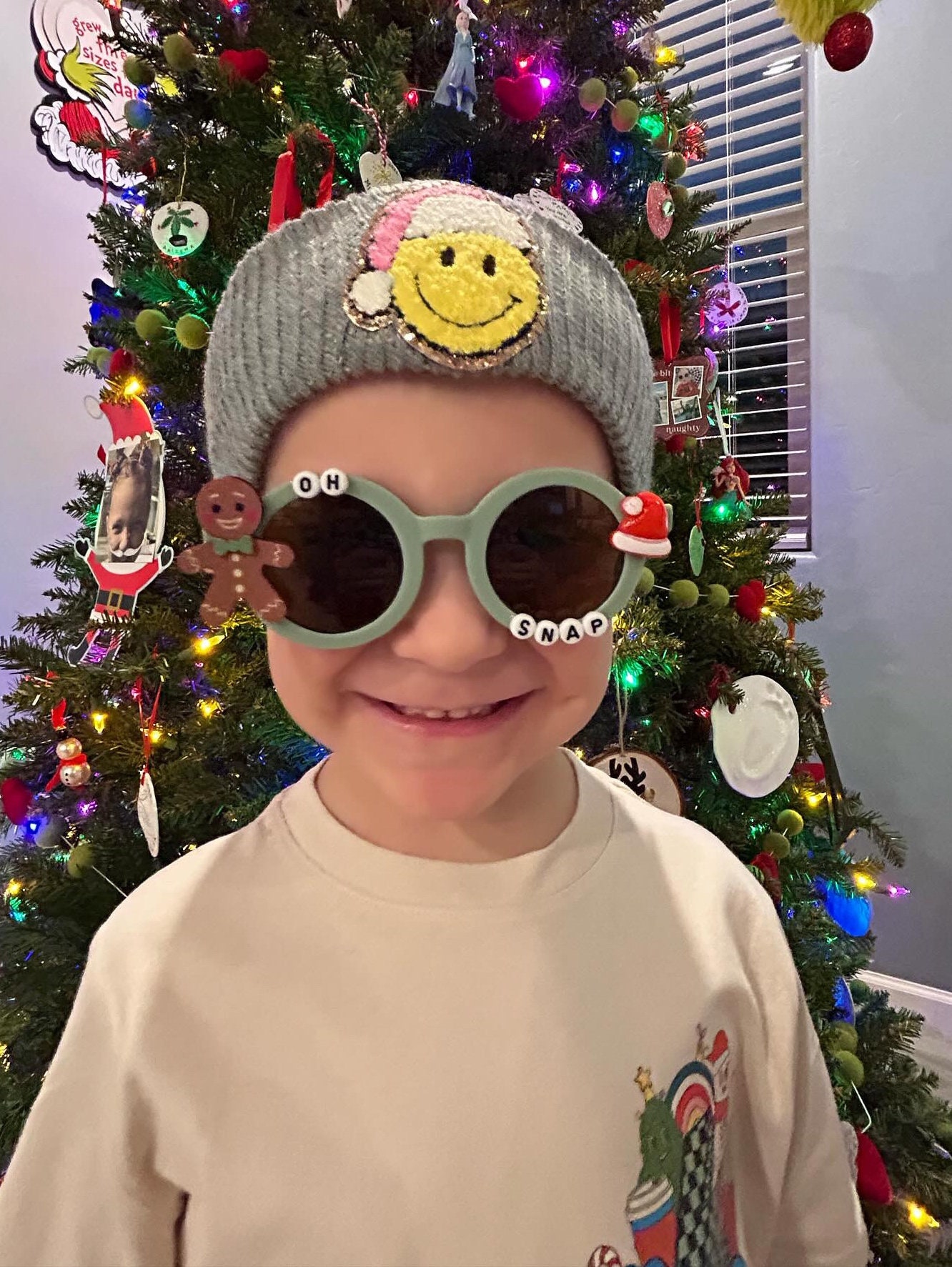 Christmas Sunglasses Personalized Sunglasses Custom Christmas Sunglasses Kids Christmas Sunglasses Christmas Sunnies Christmas Toddler