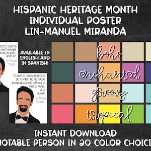 Hispanic Heritage Month [Individual Poster Series] - Lin-Manuel Miranda