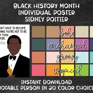 Black History Month [Individual Poster Series] - Sidney Poitier
