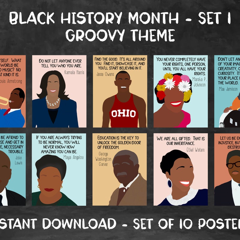 Black History Month Decor - Etsy
