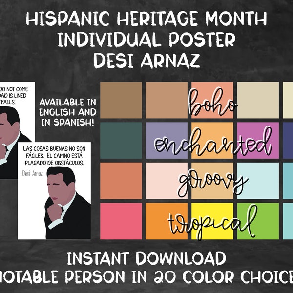 Hispanic Heritage Month [Individual Poster Series] - Desi Arnaz