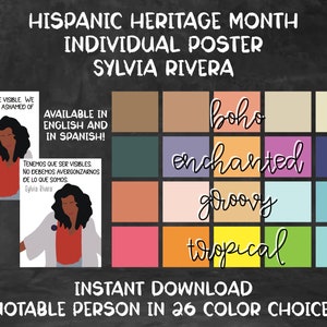 Hispanic Heritage Month [Individual Poster Series] - Sylvia Rivera