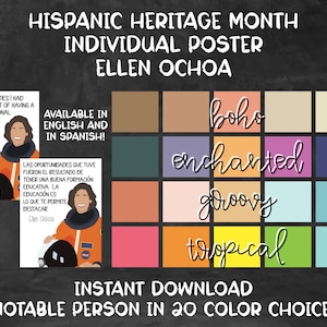 Hispanic Heritage Month [Individual Poster Series] - Ellen Ochoa