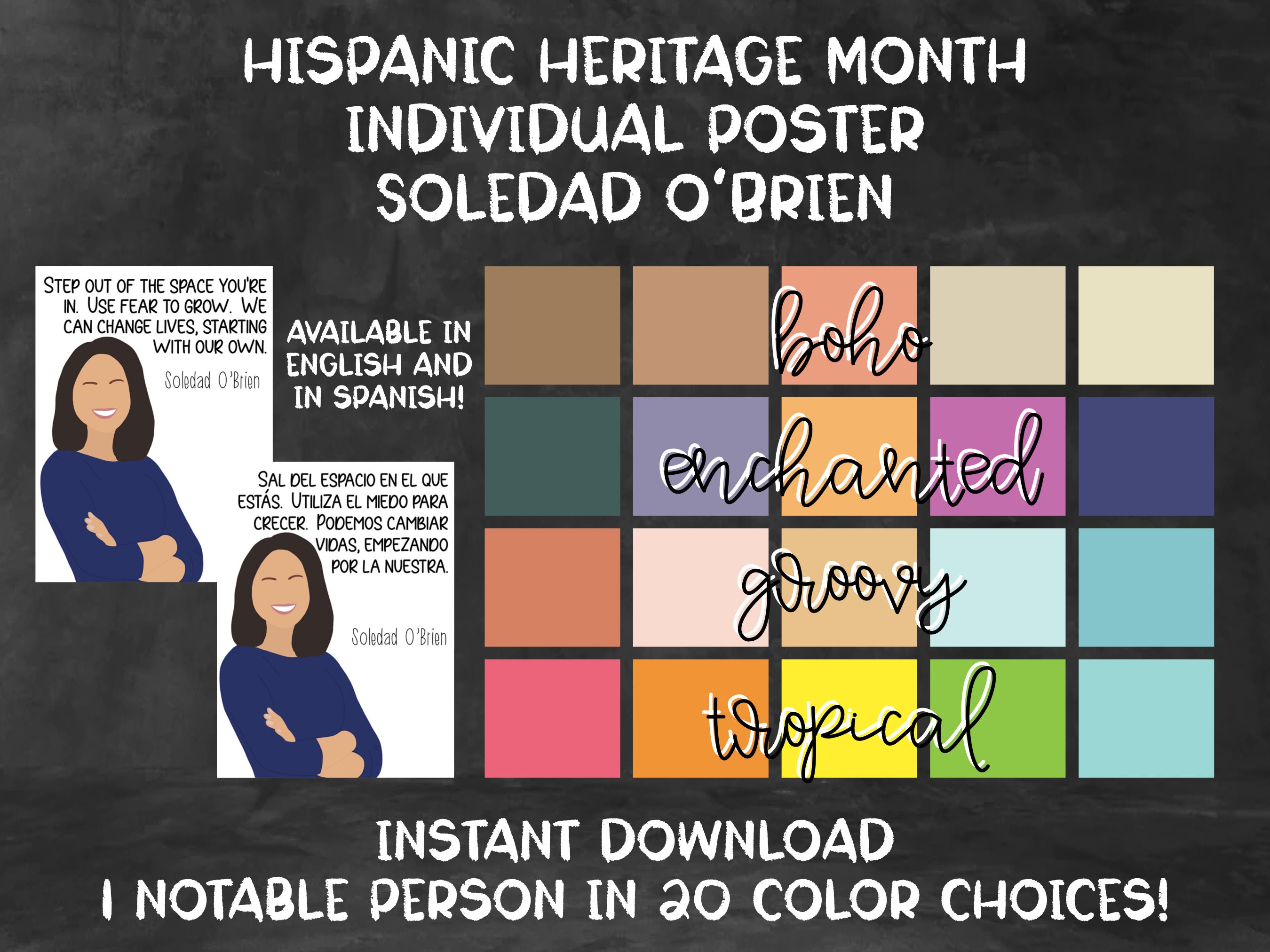 Hispanic Heritage Month [Individual Poster Series] - Soledad O'Brien