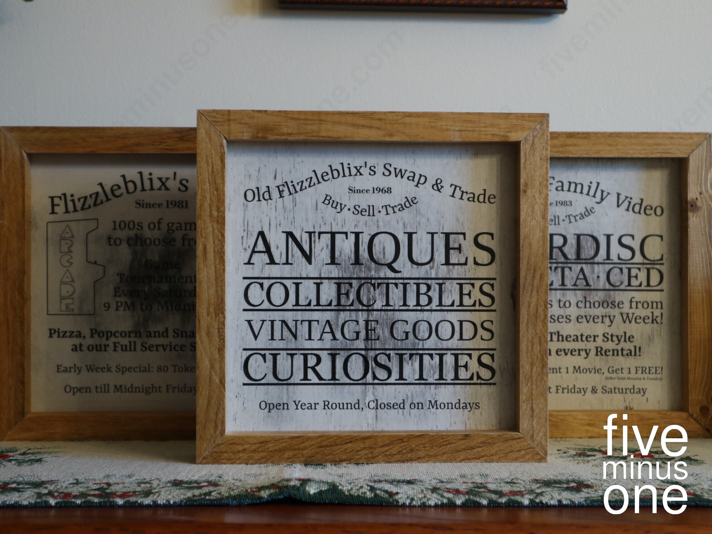 Antique Store Sign / Vintage Collectibles Sign / Rustic Sign / Etsy