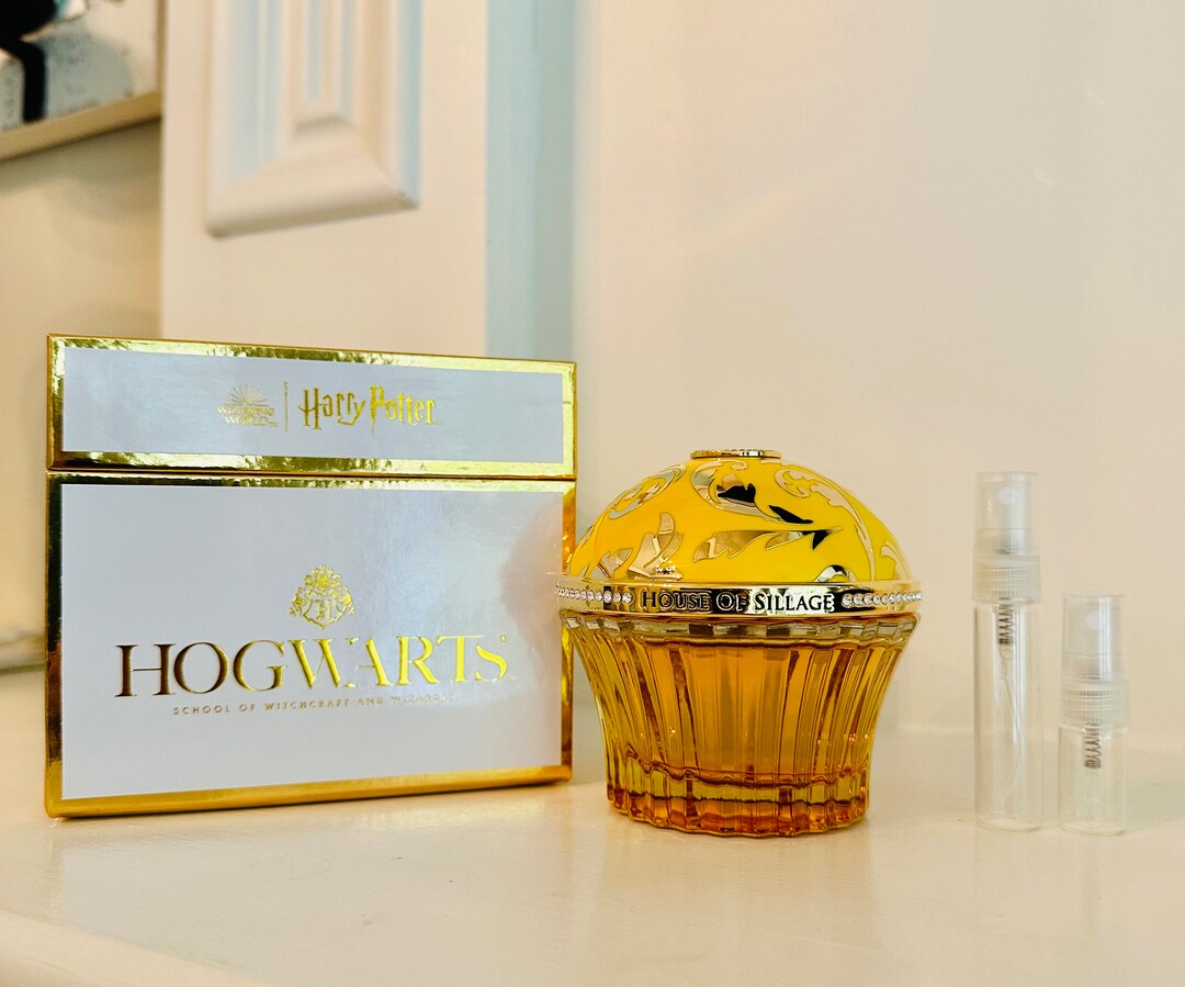 Hufflepuff House of Sillage DECANT Travel Sample Glass Etsy