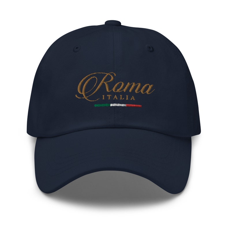 Roma Italia Baseball Hat | Italian Hat | Italy Hat | Rome Hat | Trendy Fashion | Travel Baseball Hat