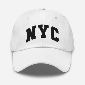 Embroidered NYC Hat (more colors) | New York City Hat | Travel Hat | Chic Hat | Adjustable Hat | NYC