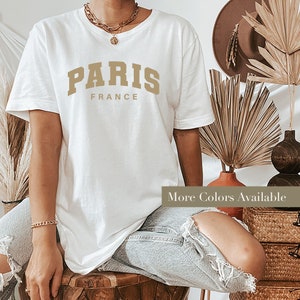 Paris Tshirt | Relaxed Bella Canvas Tee | Travel Shirt | I Love Paris | Paris is a Good Idea