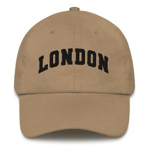 Embroidered London Baseball Hat (more colors) | London Hat | Chic Hat | Athleisure Hat | Adjustable Hat | Dad hat