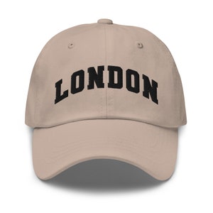 Embroidered London Baseball Hat (more colors) | London Hat | Chic Hat | Athleisure Hat | Adjustable Hat | Dad hat