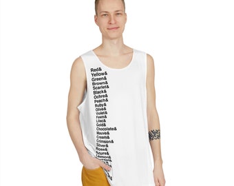 Joseph's Technicolor Dreamcoat Helvetica Ampersand Tank Top